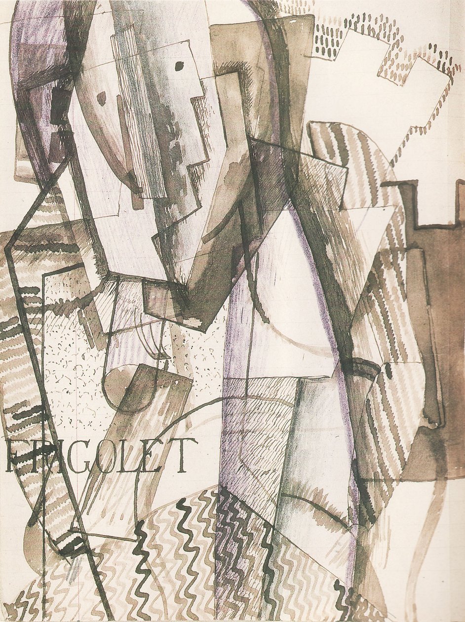 Figura przed murami, 1916 autorstwa Otto Gutfreund