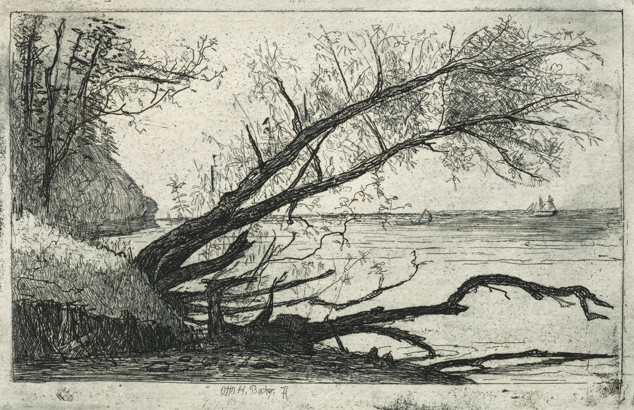 Lake Shore, Cleveland, XX wiek. autorstwa Otto H. Bacher
