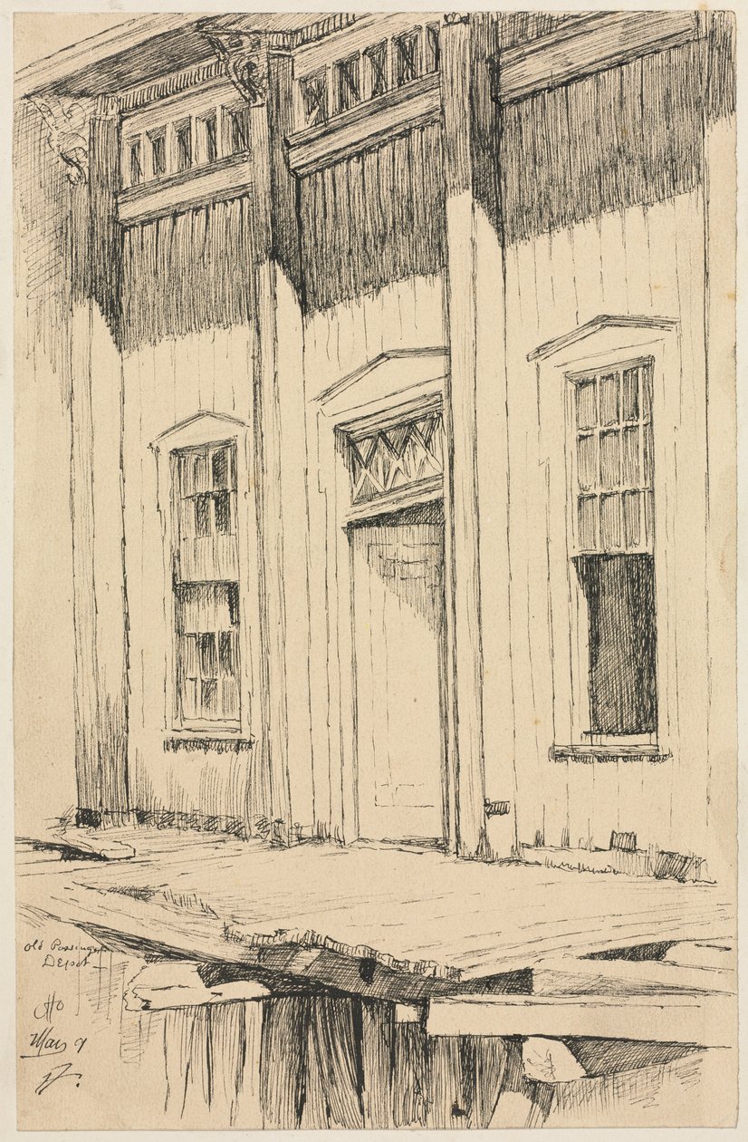 Stara Zajezdnia Pasażerska, Cleveland. autorstwa Otto H. Bacher