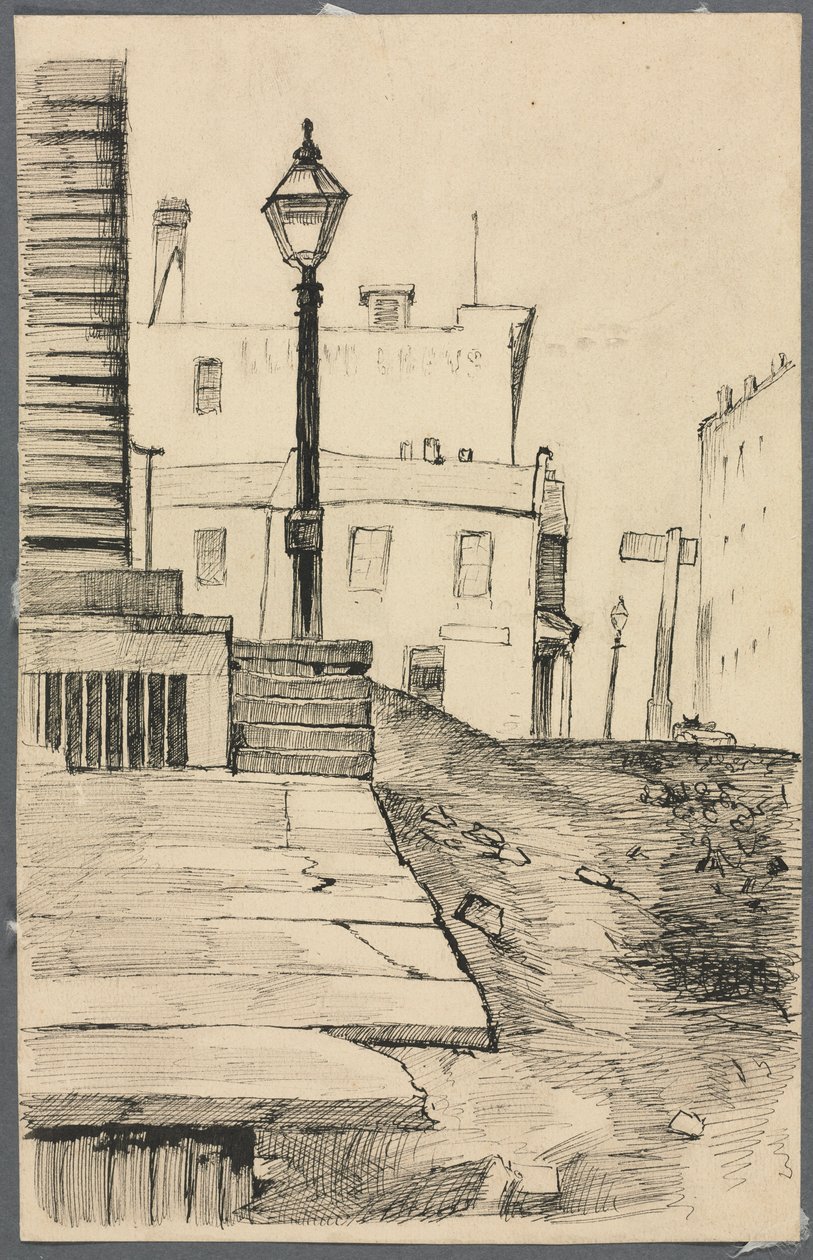 Scena uliczna, Cleveland. autorstwa Otto H. Bacher