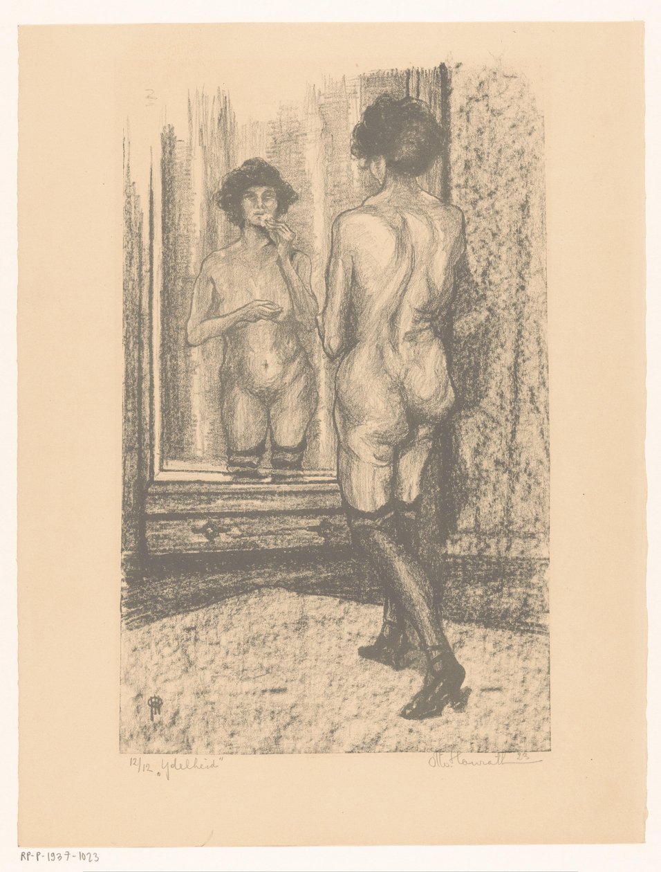 Próżność (oryginalny tytuł na przedmiocie) autorstwa Otto Hanrath (signed by artist)