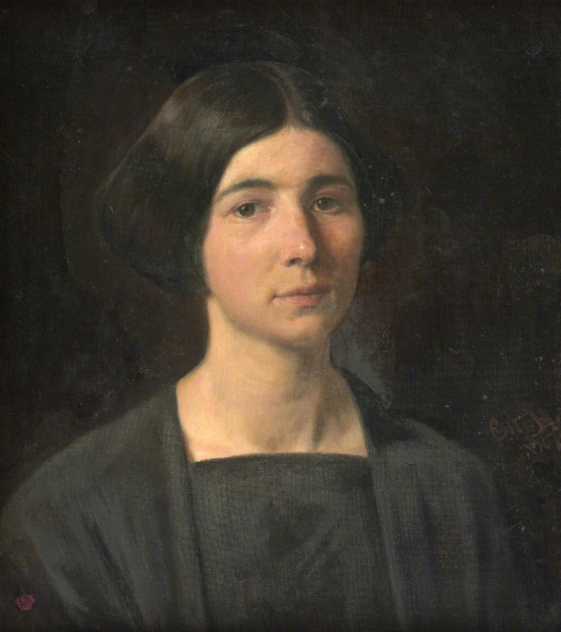 Portret damy autorstwa Otto Haslund