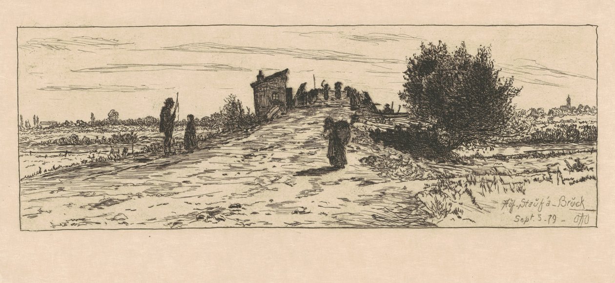 O Staufie Bruck, 1879. autorstwa Otto Henry Bacher