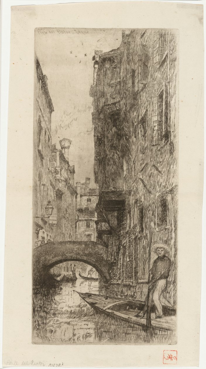 Ponte del Pistor autorstwa Otto Henry Bacher