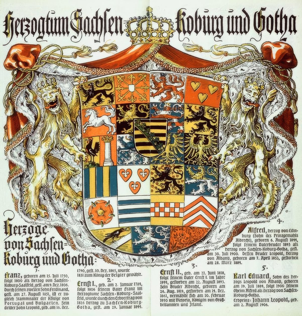 Księstwo Sachsen-Coburg-Gotha Księżna Sachsen-Coburg-Gotha autorstwa Otto Hupp