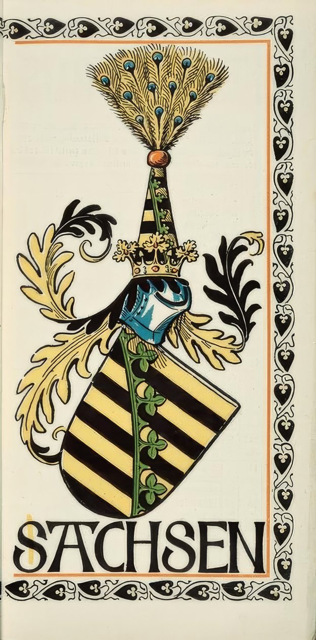 Saksonia autorstwa Otto Hupp