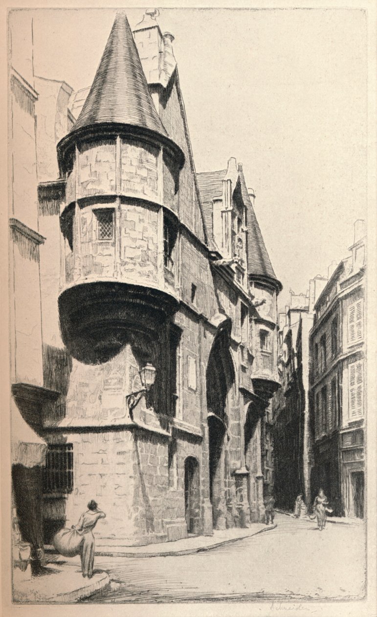 Hotel de Sens, 1915 autorstwa Otto J Schneider