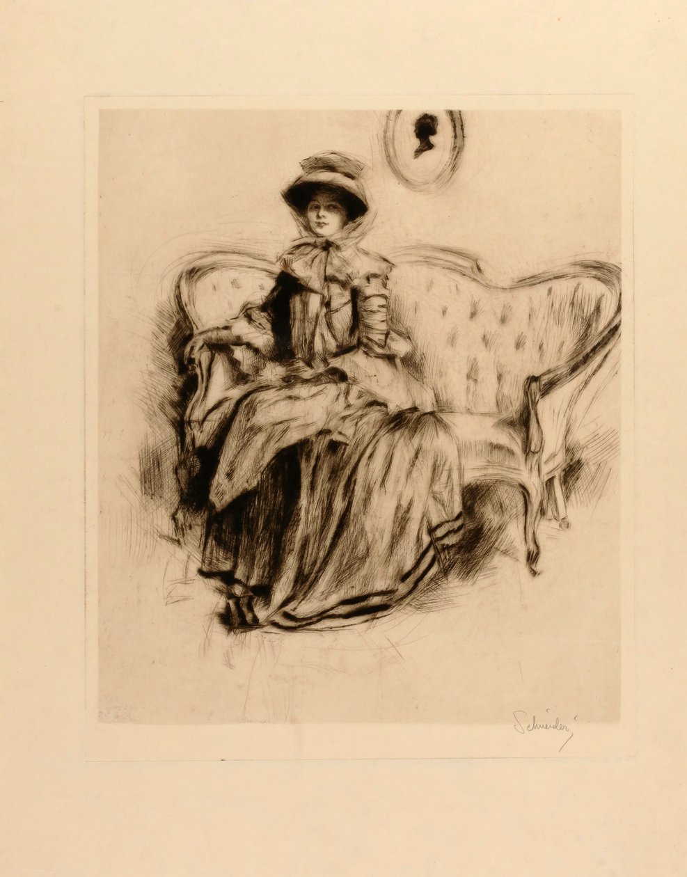 The Old Settee autorstwa Otto J. Schneider