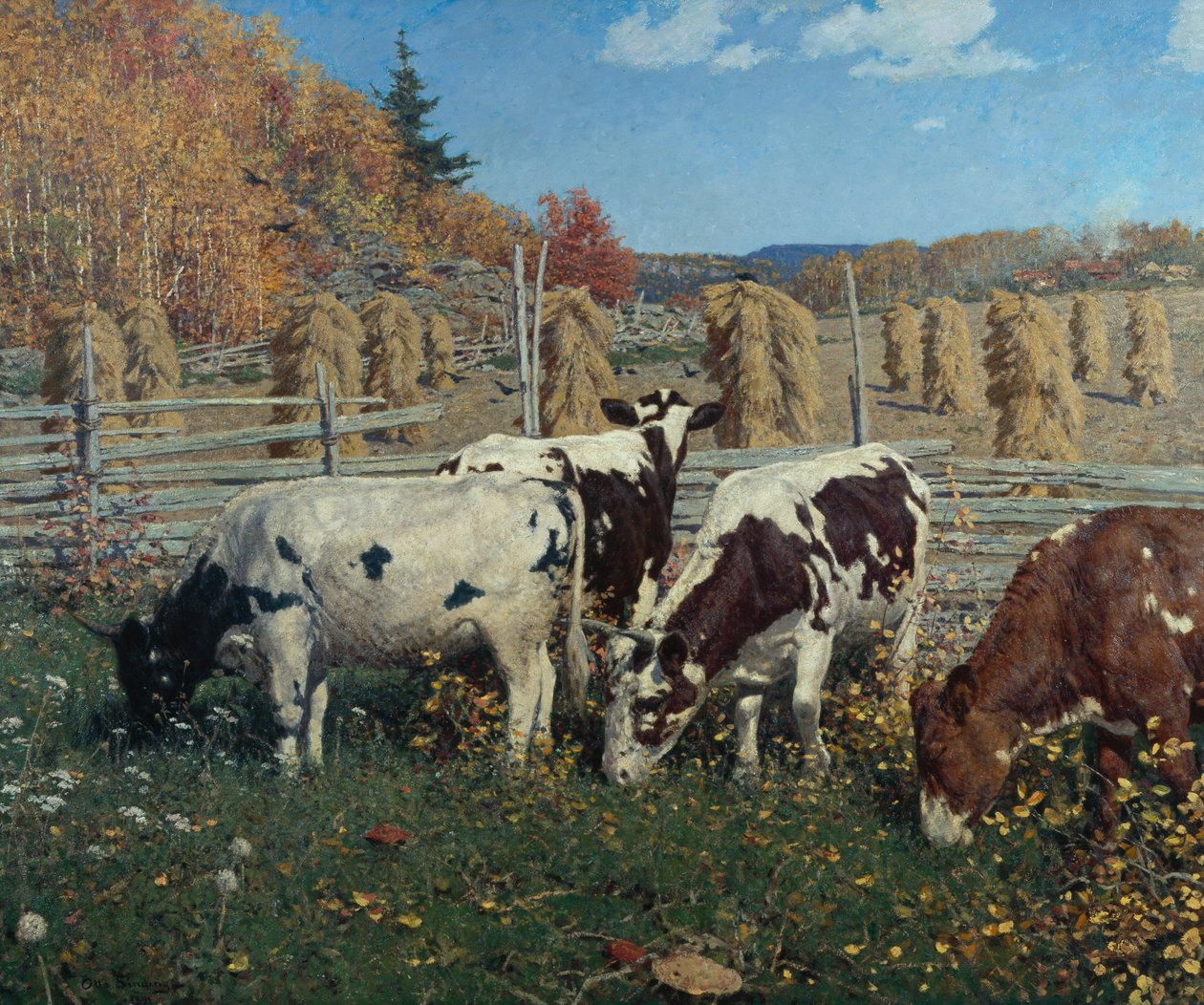 Jesienny poranek autorstwa Otto Ludvig Sinding