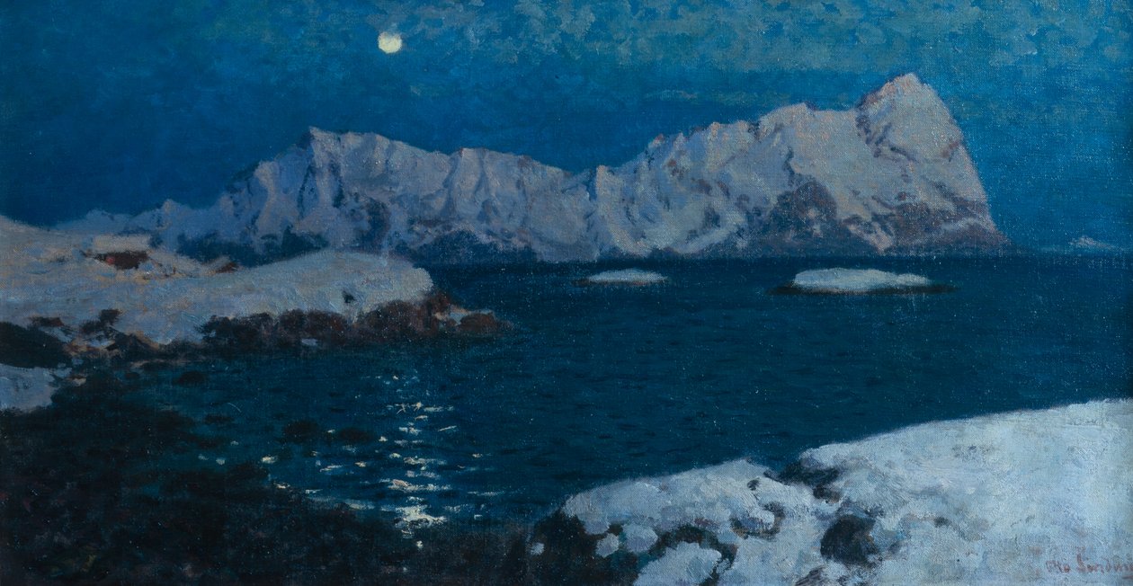 Między dniem a nocą, Lofoty autorstwa Otto Ludvig Sinding