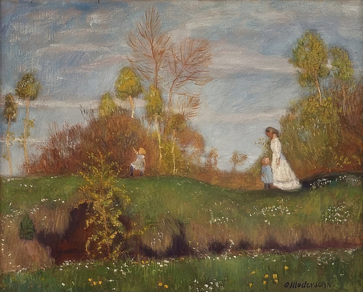 Lato na wrzosowisku autorstwa Otto Modersohn