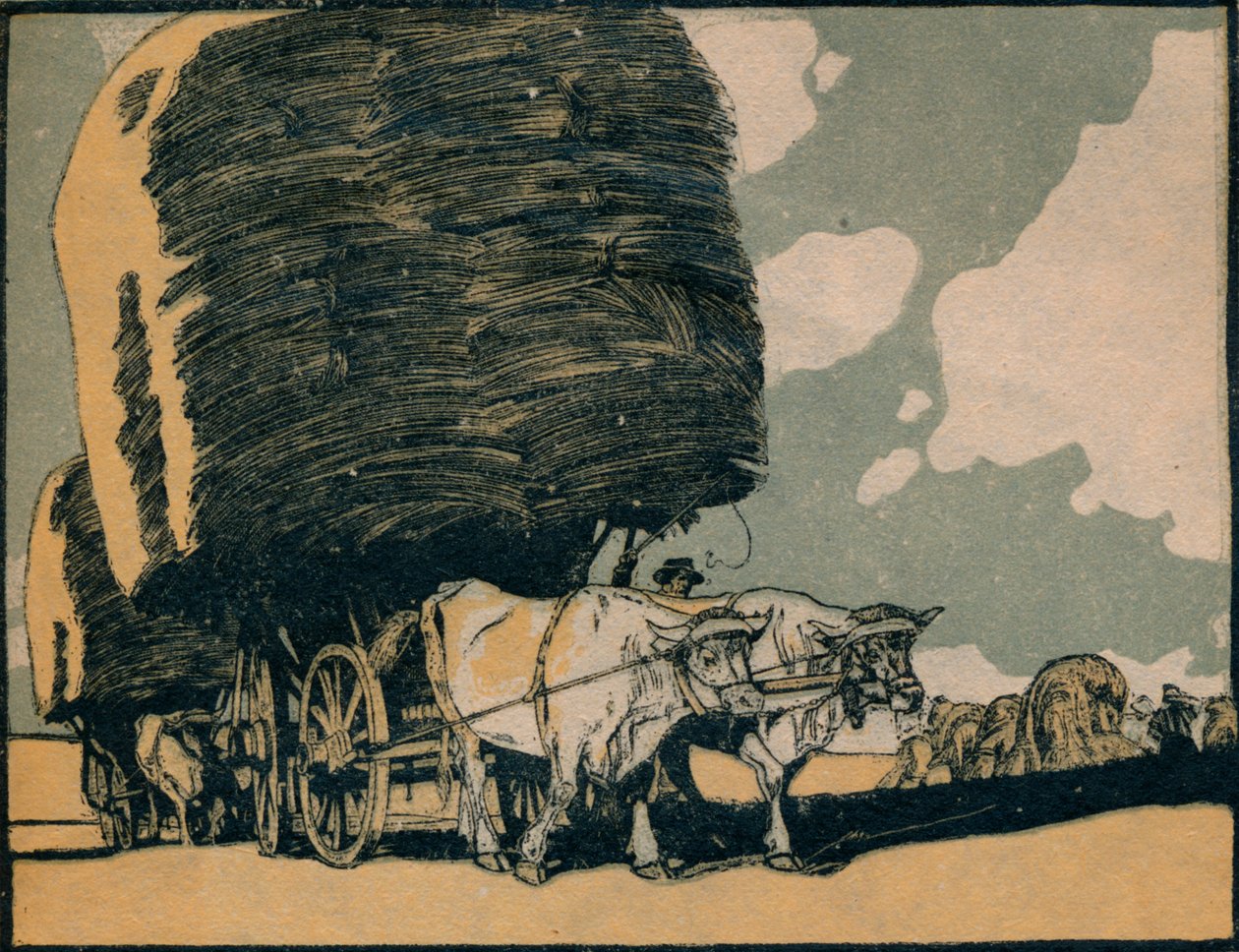 „Żniwa”, ok. 1910 r. autorstwa Otto Richard Bossert