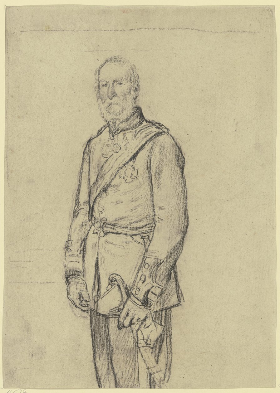 Portret generała, wicehrabiego Templetown autorstwa Otto Scholderer