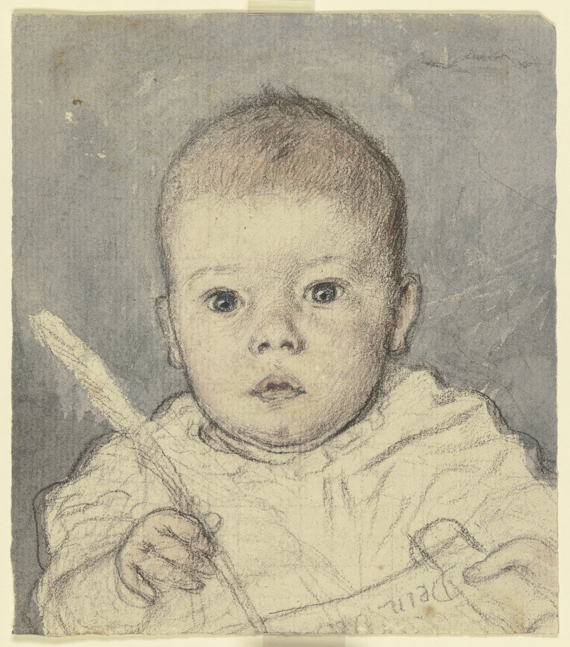 Portret Victora Scholderera jako małego dziecka autorstwa Otto Scholderer