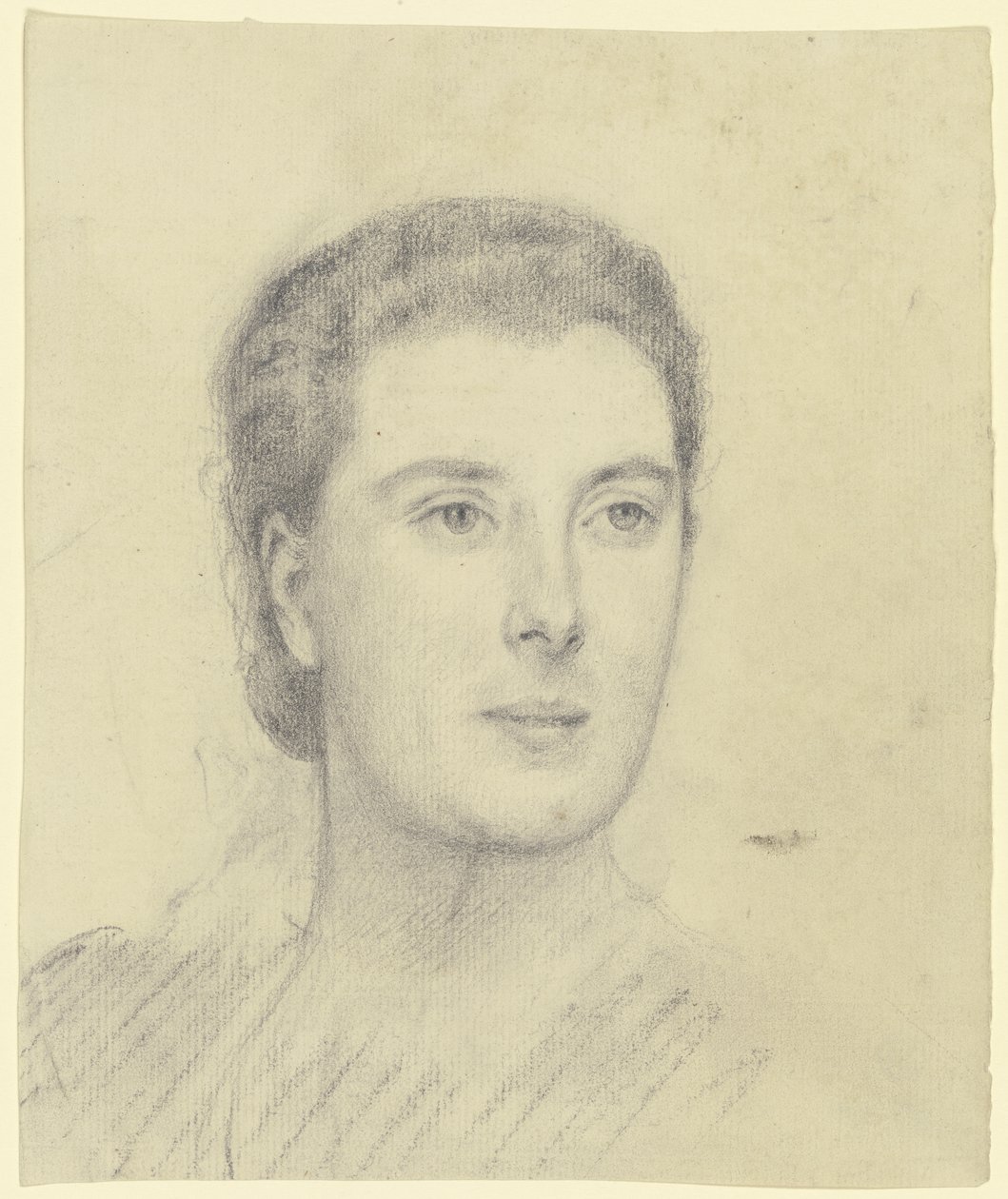Portret damy (Margret Freebody?) autorstwa Otto Scholderer