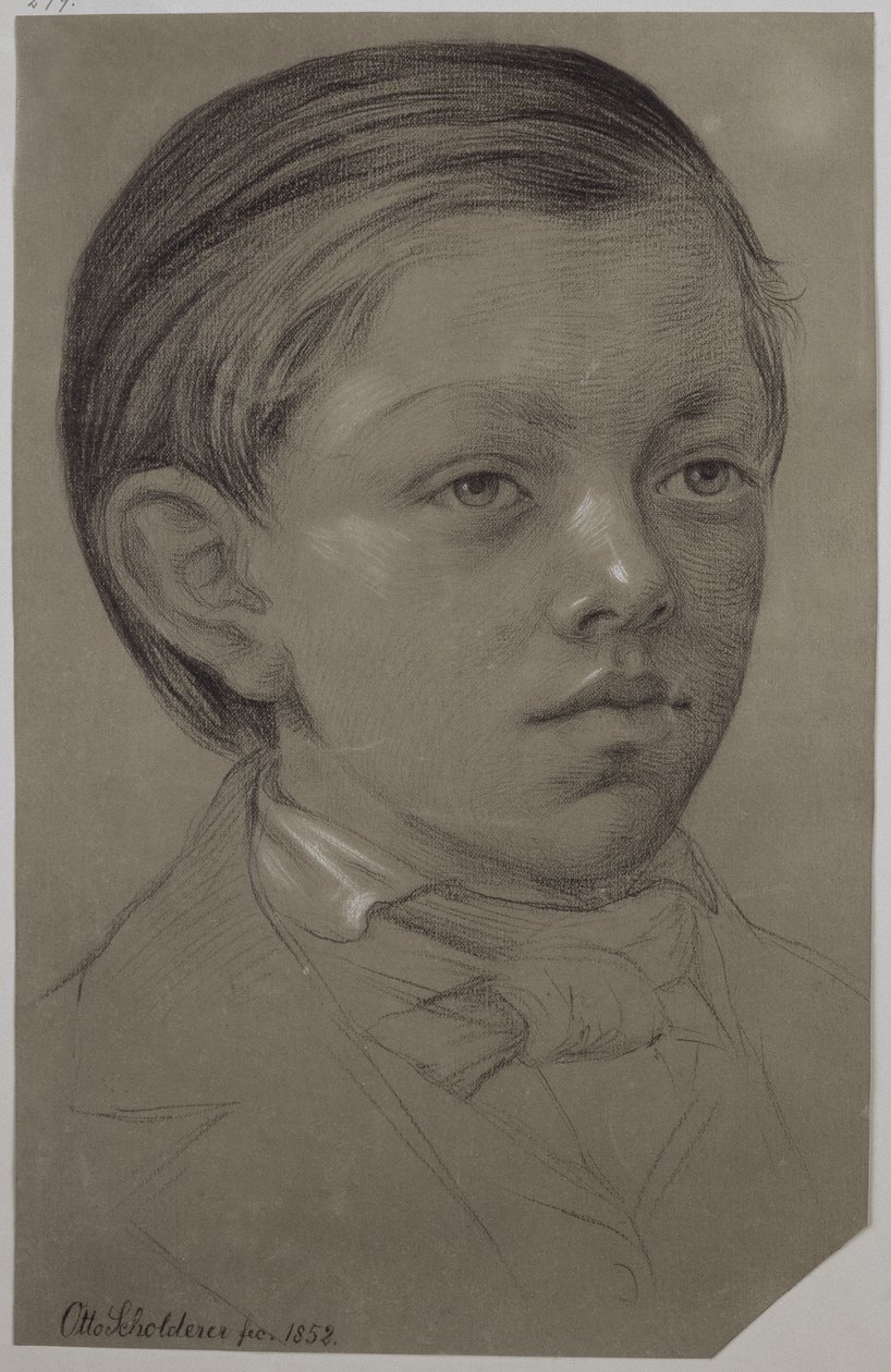 Portret dziecka autorstwa Wilhelma Amandusa Beera autorstwa Otto Scholderer