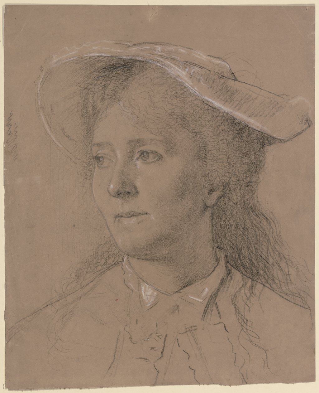 Portret Luise Scholderer autorstwa Otto Scholderer
