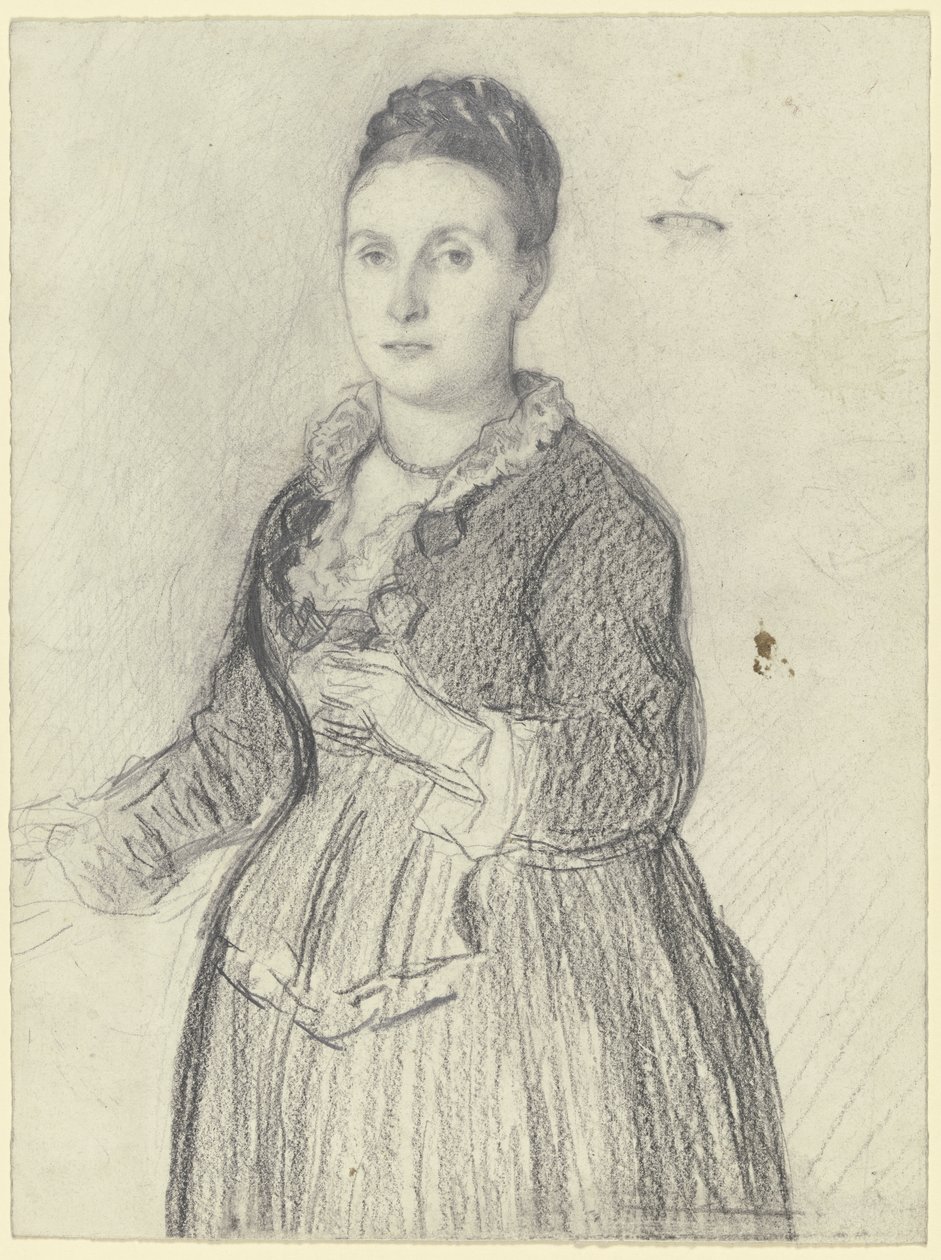 Portret pani Tom Plews autorstwa Otto Scholderer