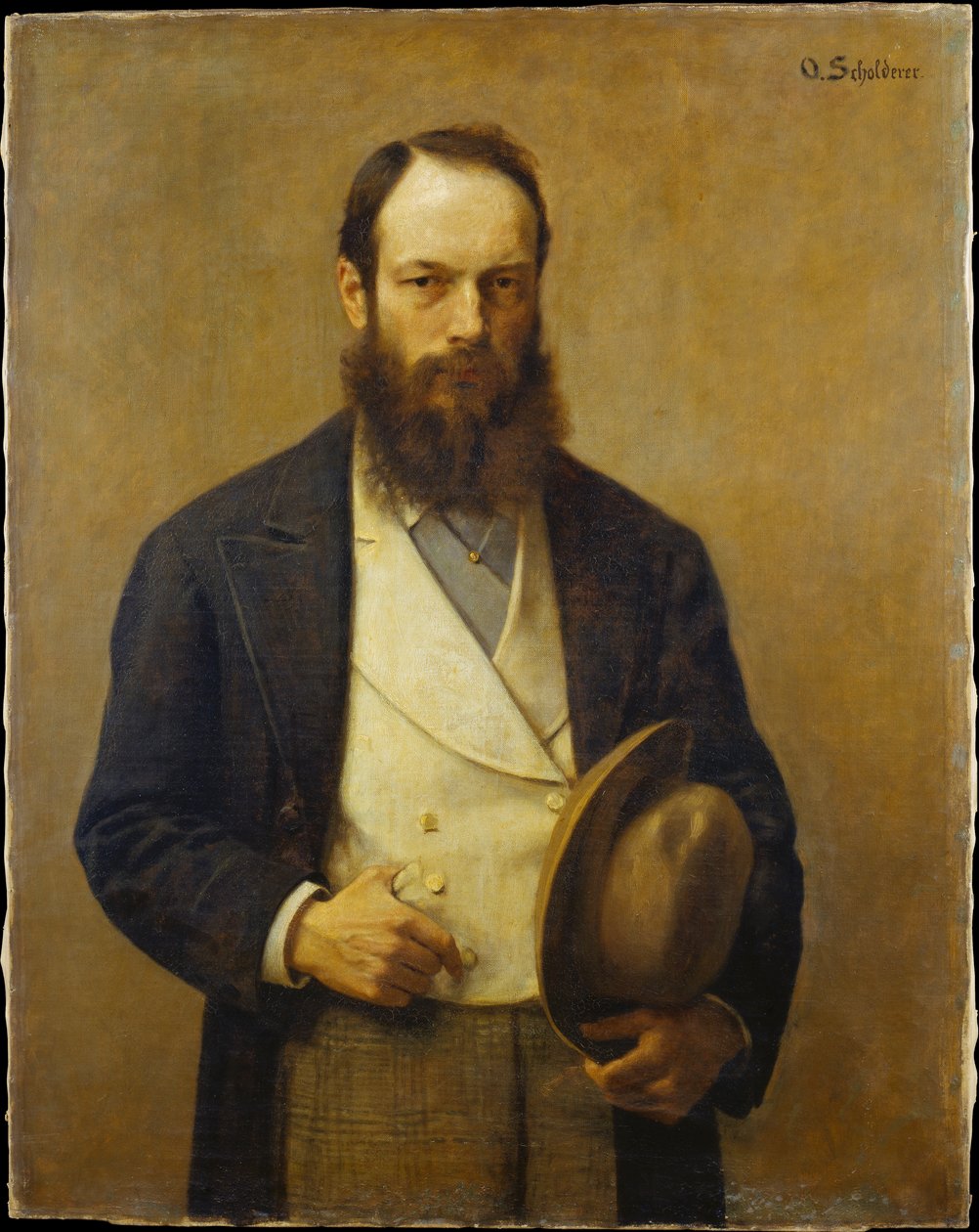Autoportret autorstwa Otto Scholderer