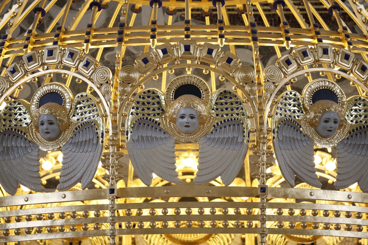 Kościół Angel Am Steinhof (kościół Leopld), Wiedeń, Austria (zdjęcie) autorstwa Otto Wagner