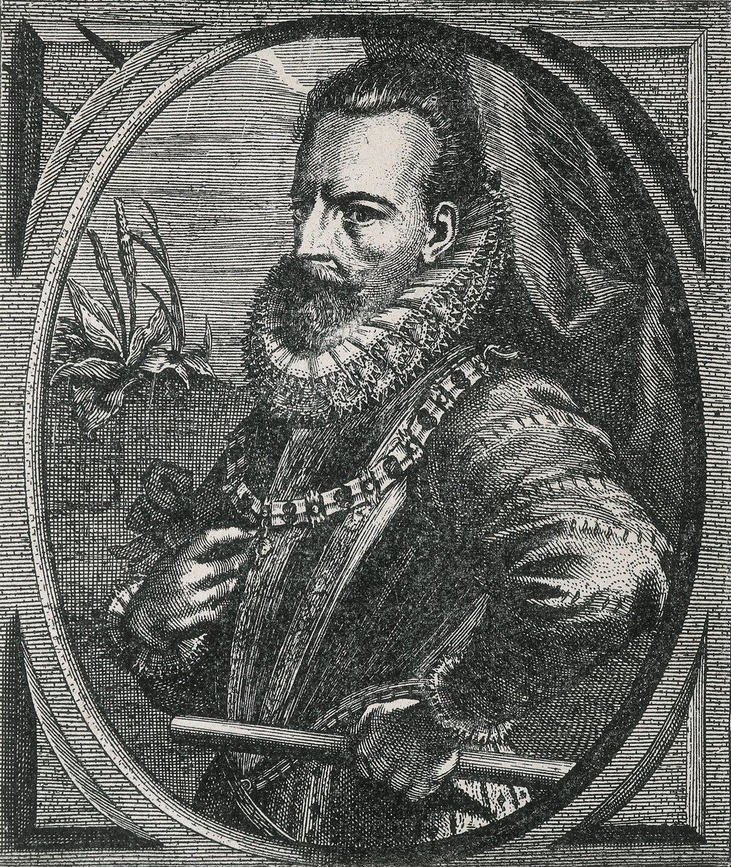 Portret kondotiera Aleksandra (Alessandro) Farnese, księcia Parmy, namiestnika Niderlandów (1545-1592), wg Otto van Veena (1556-1629) (rycina) autorstwa Otto van Veen
