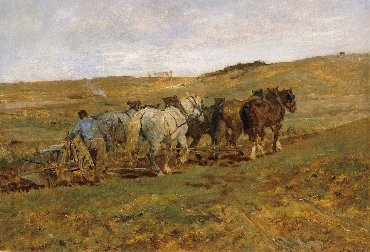 orka rolnika autorstwa Otto von Thoren