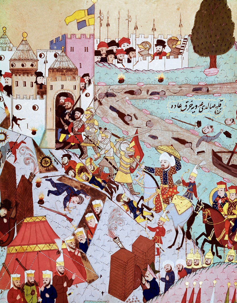 Przejęcie Belgradu przez wojska Solimana I Wspaniałego autorstwa Ottoman School
