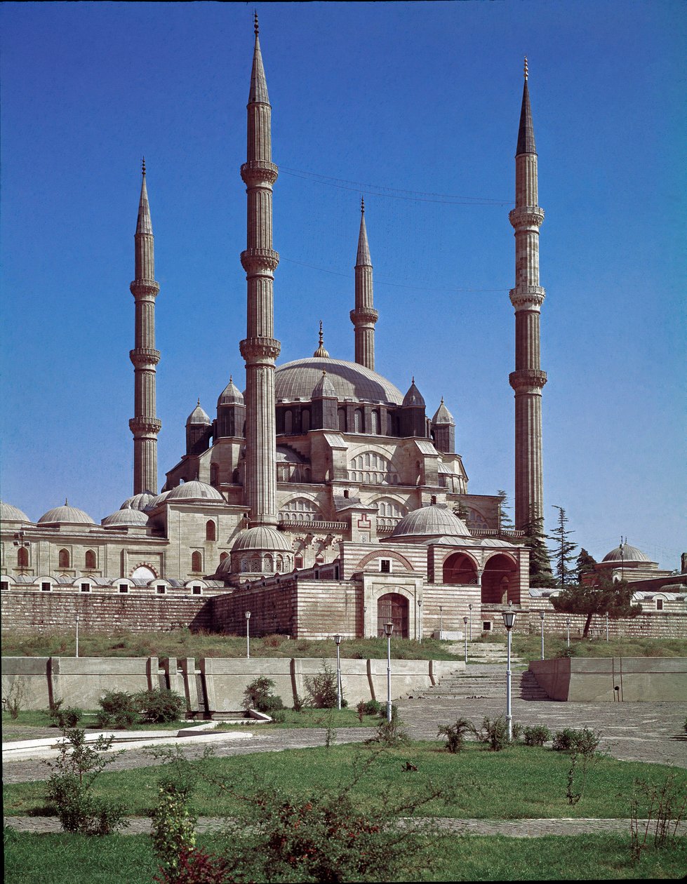 Widok na meczet Selimiye (1575) autorstwa Ottoman School