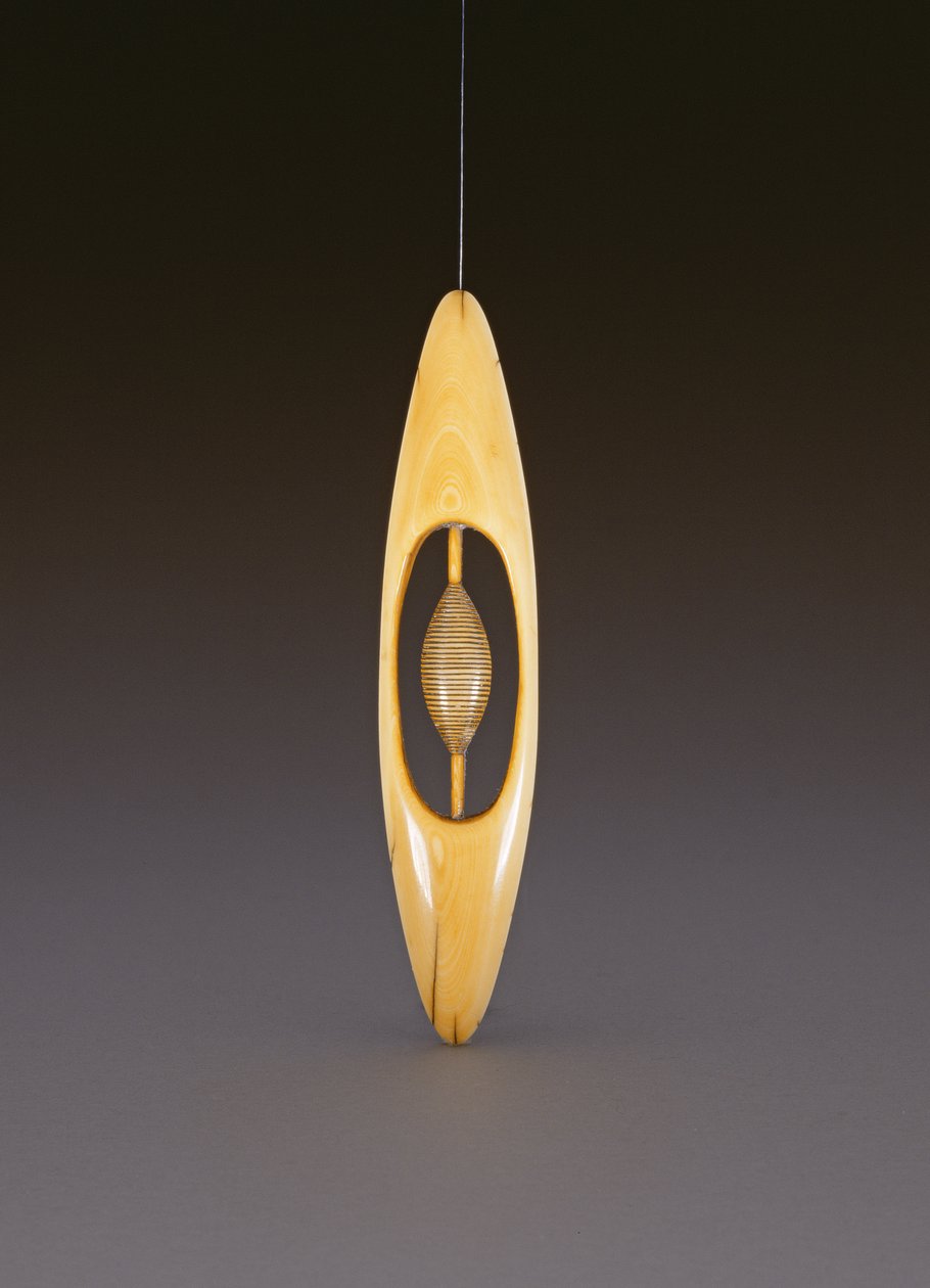 Netsuke przedstawiające czółenko tkackie, ok. 1860 (patrz także 208396) autorstwa Ozaki Kokusai