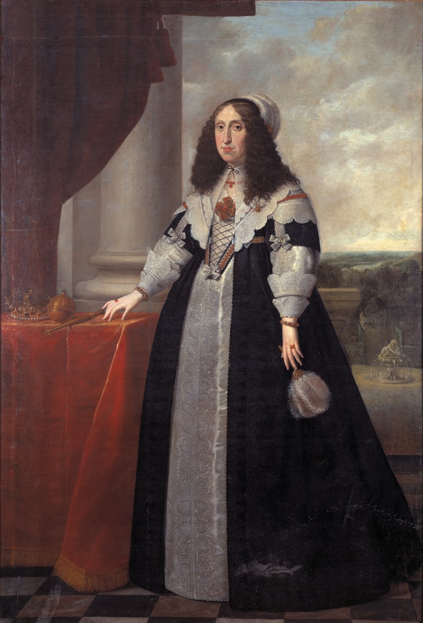 Cecilia Renata Austrii, królowa Polski, 1643 autorstwa P. Danckerts