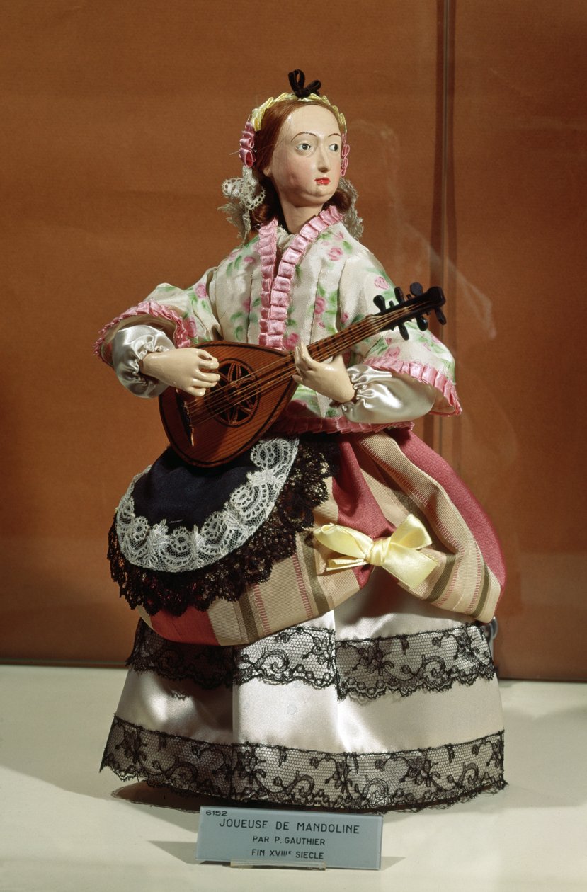 Automat mandolinisty (mixed media) autorstwa P. Gauthier