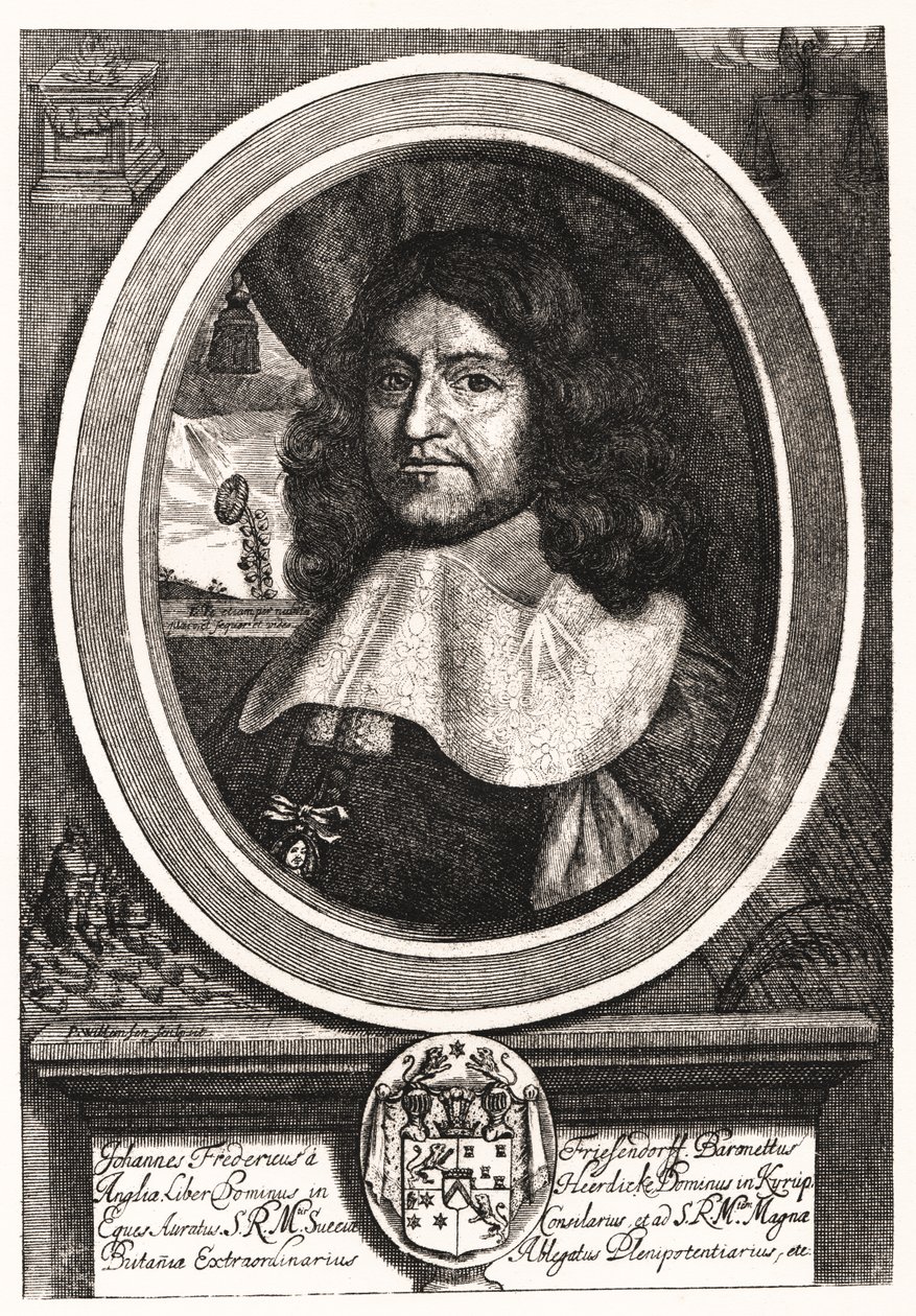 Johan Fredrik von Friesendorff (1617-1669) autorstwa P. Willemsen