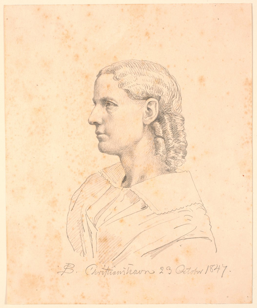 Portret damy. autorstwa P.C. Skovgaard