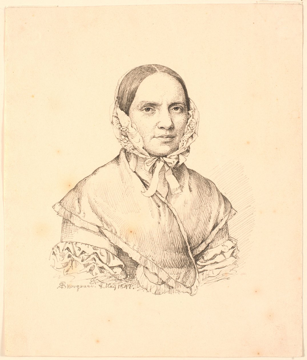 Portret Hanne Westengaard. autorstwa P.C. Skovgaard