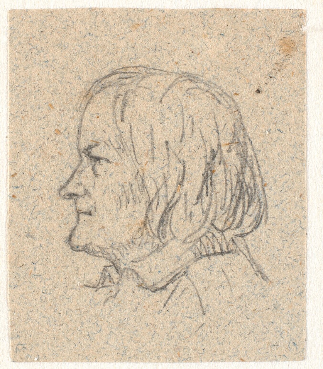 Portret profilowy Thorvaldsena autorstwa P.C. Skovgaard
