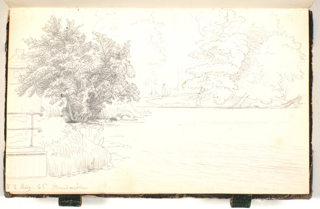 Las nad jeziorem autorstwa P.C. Skovgaard