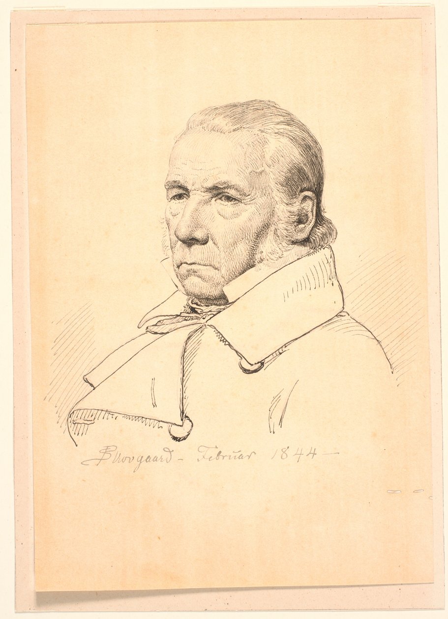 Smedemester og brandmajor Borchard von Werden, H.E. Freunds svigerfar. autorstwa P.C. Skovgaard