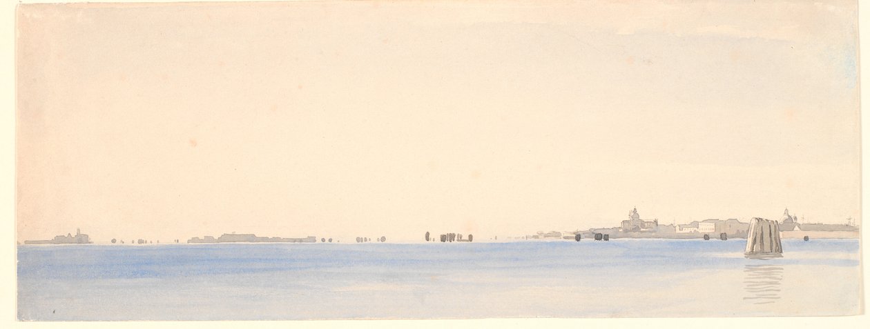 Wenecja widziana z laguny autorstwa P.C. Skovgaard