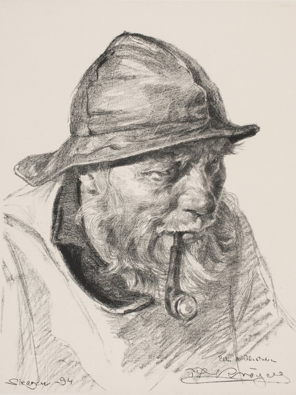 Szef rybaka ze Skagen autorstwa Peder Severin Krøyer