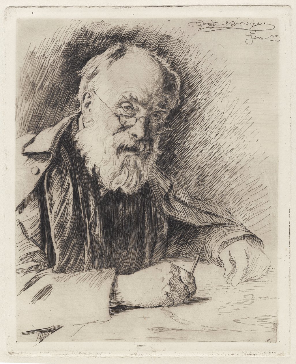Lorenz Frolich autorstwa Peder Severin Krøyer