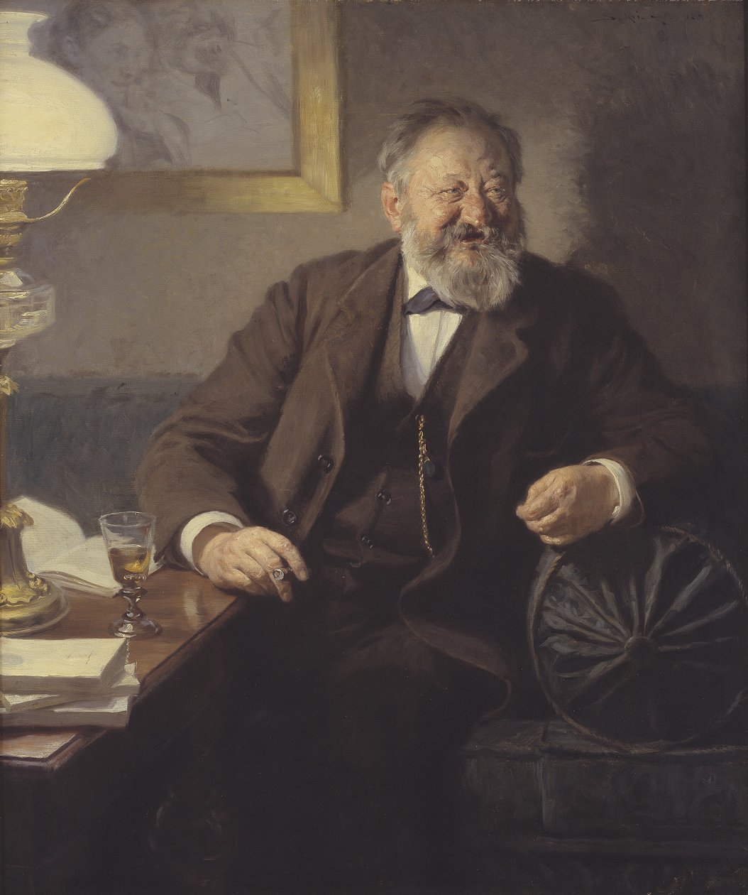 Autor Sophus Schandorph autorstwa Peder Severin Krøyer