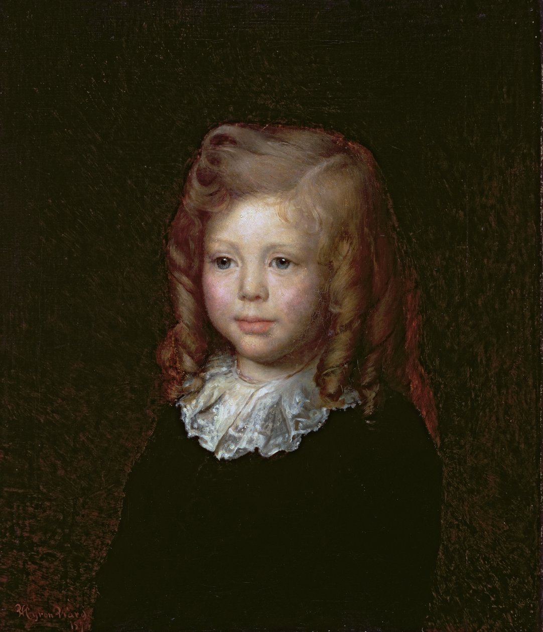 Sir Winston Churchill, w wieku czterech lat autorstwa P. Ayron Ward