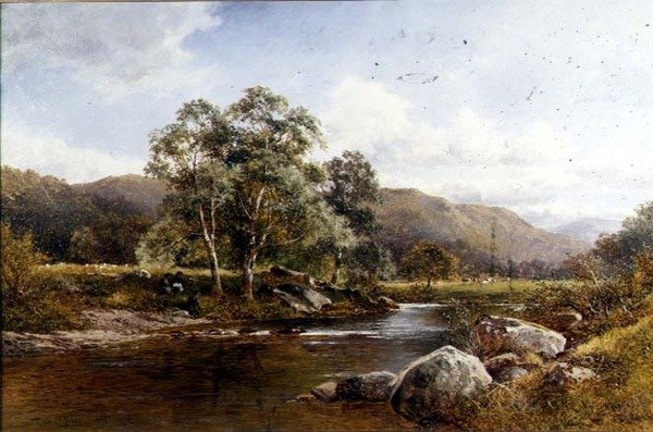Widok na Abbot Hall, Kendal autorstwa P. Crosthwaite
