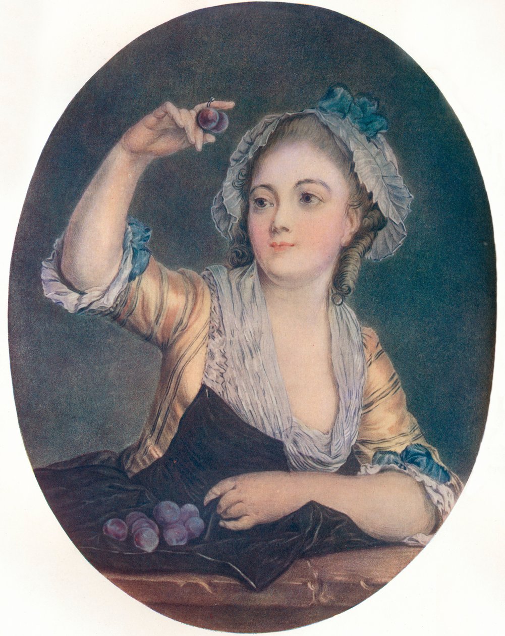 „Les Prunes”, XVIII w. autorstwa P Davesne