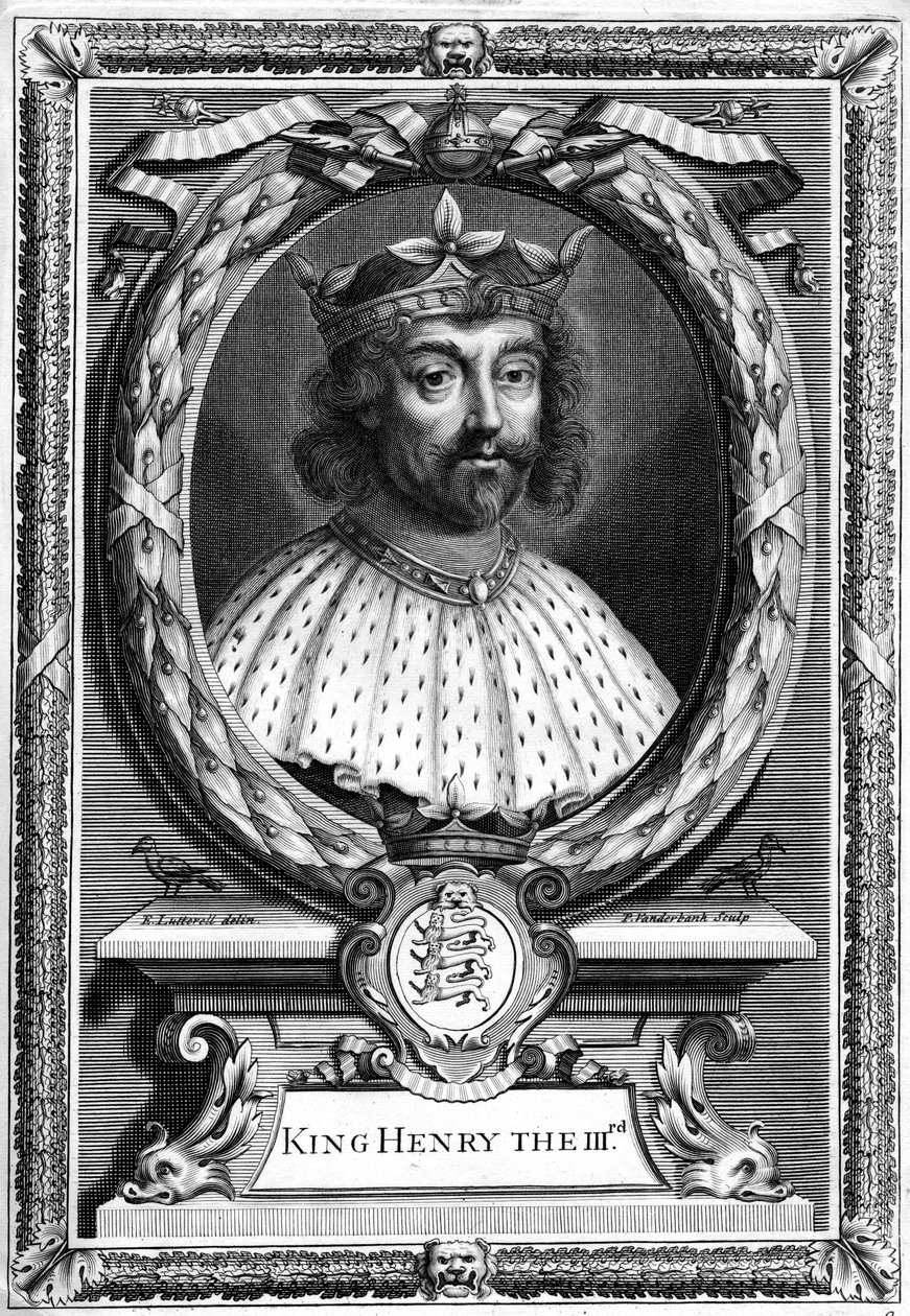 Król Anglii Henryk III. autorstwa P. Vanderbanck