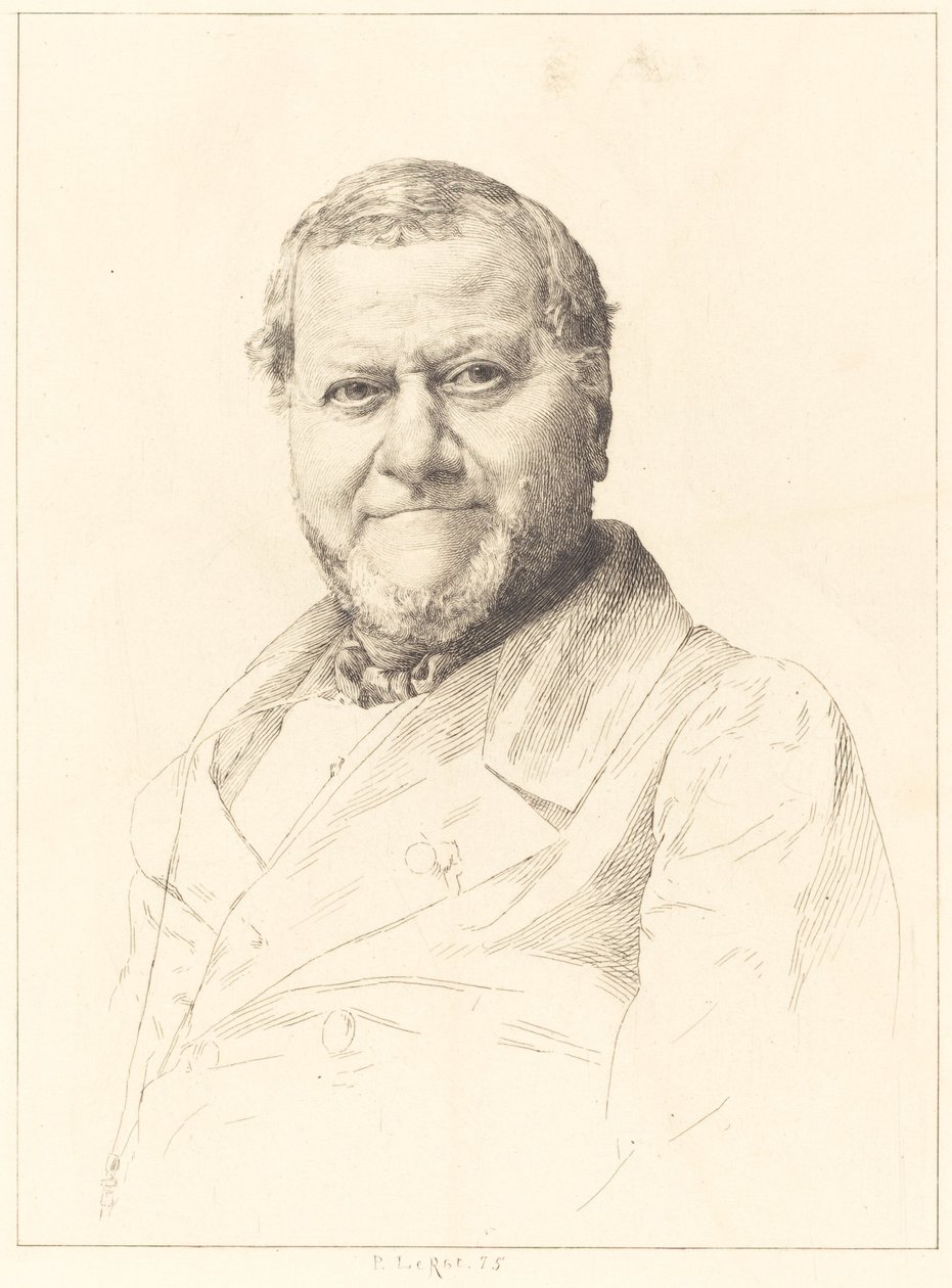 Portret mężczyzny autorstwa P. le Robert