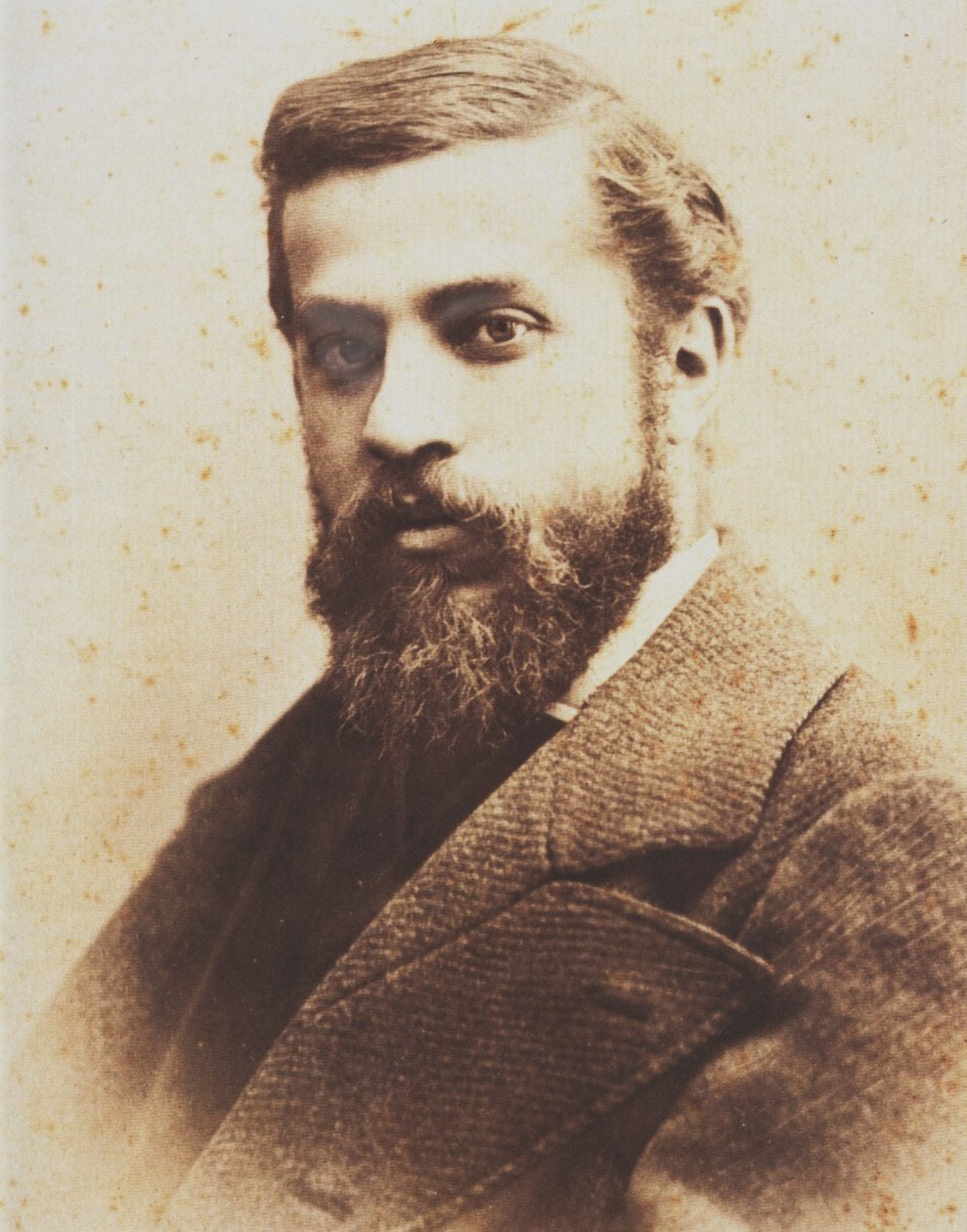 Portret Antoniego Gaudiego autorstwa Pablo Audouard Deglaire