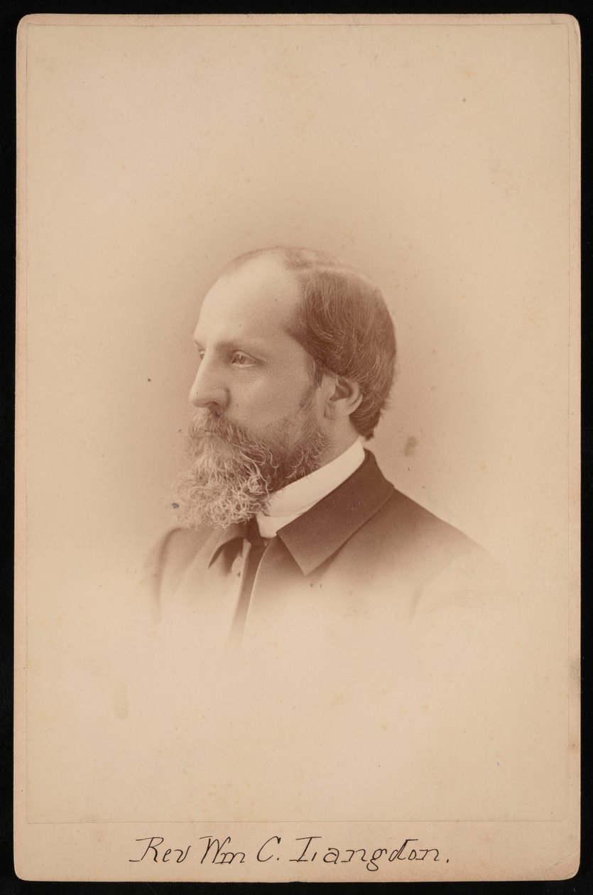 Portret ks. Williama Chauncy Langdona 1831-1895, ok. 1881 r. autorstwa Pach Bros