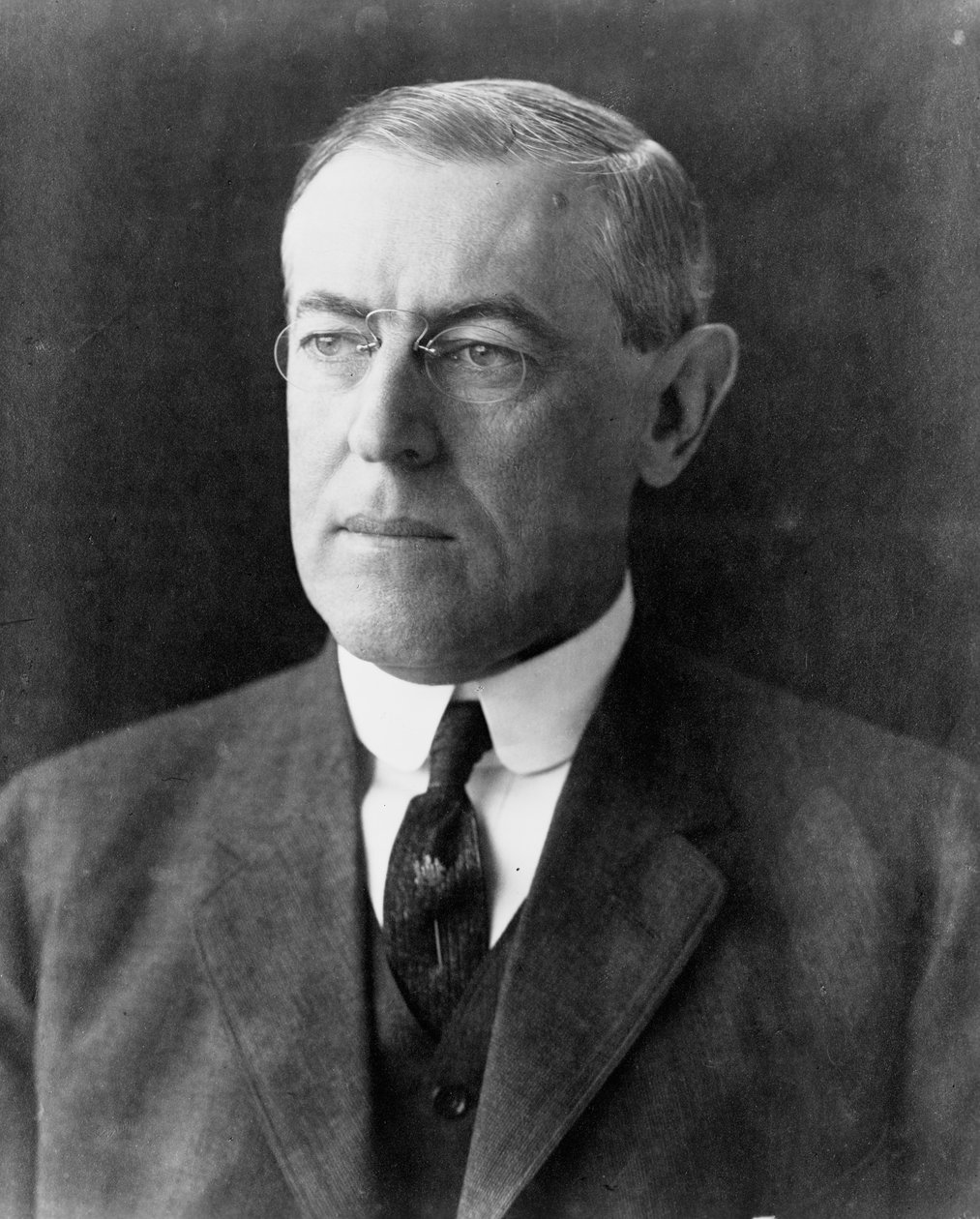 Woodrow Wilson, ok. 1912 r autorstwa Pach Brothers