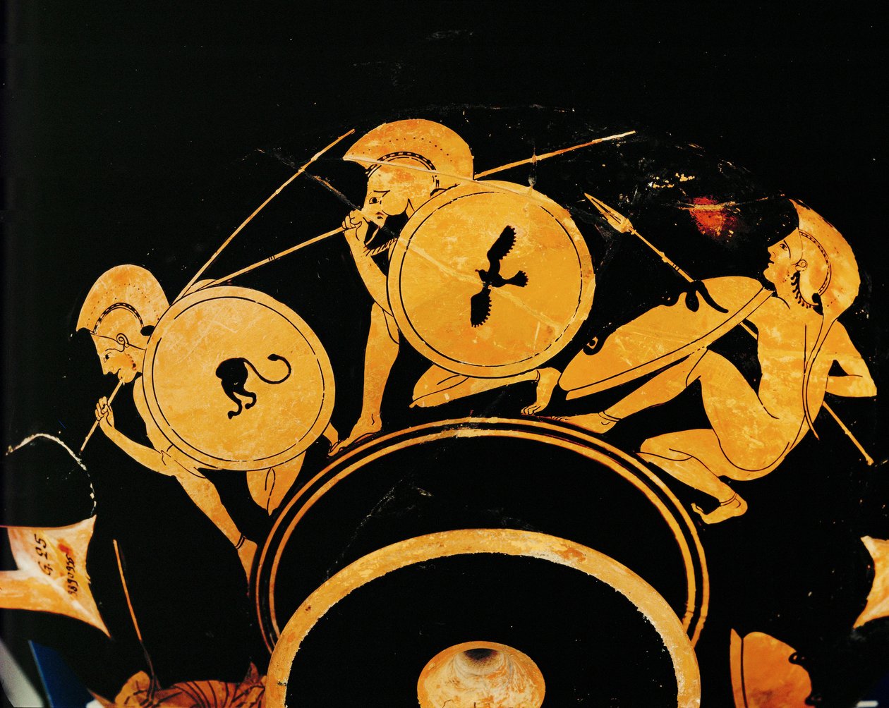 Wojownicy w zasadzce ... autorstwa Painter Onesimos